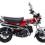Honda ST125 Dax Pearl Nebula Red