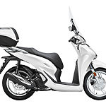 Honda SH125i Mat Pearl Cool White