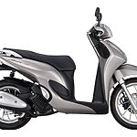 SH Mode 125 Mat Techno Silver Metallic